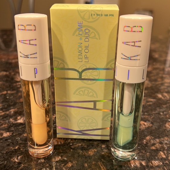 KAB Cosmetics/ Lemon & Lime Lip Oil Duo - Picture 2 of 2